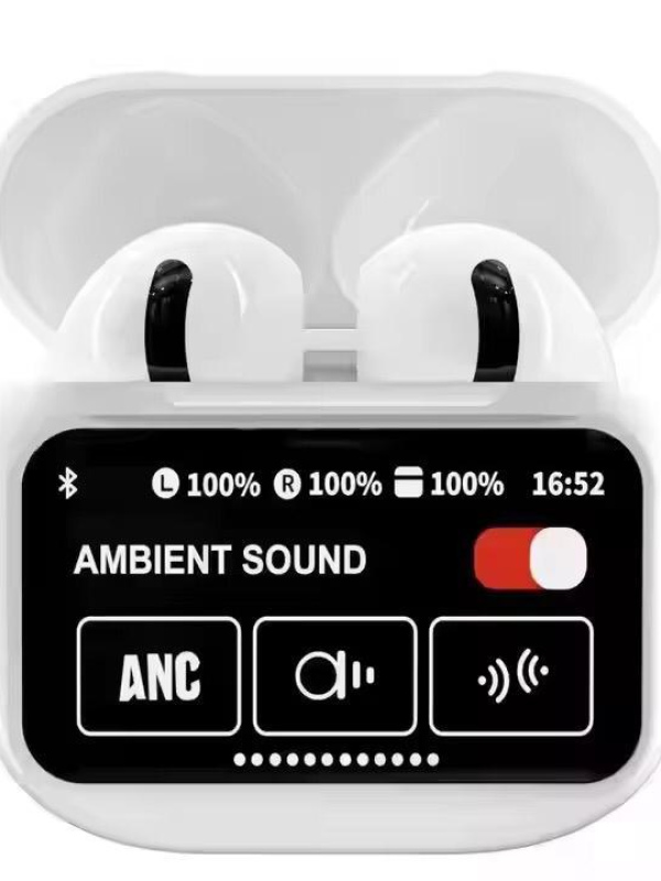  Écouteurs Sans Fil Semi-In-Ear avec Écran Tactile LCD A11 Pro